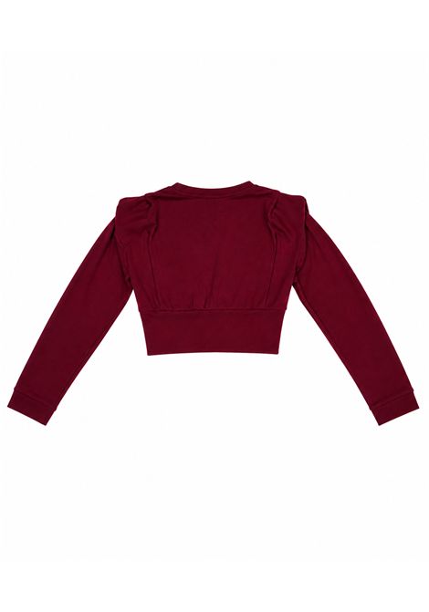 Pull spalle strutturate Lù-Lù BY MISS GRANT | LL4743BORDEAUX